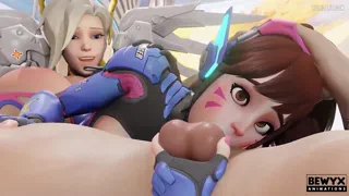 D.va Horny Cock Riding [Bewyx]