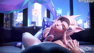 "Oh, are my vocal skills not enough to push my record? Perhaps I could convince you with these oral skills instead~" (I'd Love To Be An Idol Having To Convince A Rich Producer To Sell Her Music Records By... Unconventional Means~) [u/LestAhri]