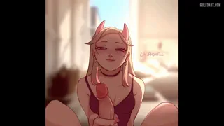 Cum on demand [Original] (Chiffonfae) [u/Gimme_tongues]