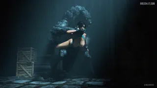 Lara x Werewolf (Rnderrogue) [Tomb Raider] [u/DramaticAlfalfa6838]