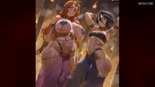 Bleach Egyptian Courtesans [u/MontyJaq13]