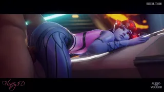 Widowmaker bending over (Fluffy3d , Audio By Volkor) [Overwatch] [u/Cupid_lover20]