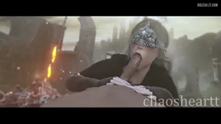 Fire Keeper keeps you just warm enough (Chaosheartt) [Dark Souls] [u/Goohgaa]