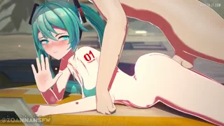 Having fun with Miku (Zoannansfw) [Vocaloid] [u/BloodLustHunt]