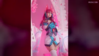 Spirit Blossom Ahri by Kawaii Fox [u/Bunibunibunii]