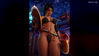 Anran - Are you ready for another hot workout (Axi Stryker) [Overwatch] [u/EroTamaX]
