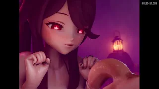 Hu Tao preparing a throbbing cock for you after you lost to her POV [Genshin Impact] [u/Kinkysiarah]