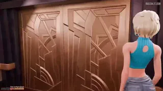 Doing it in the elevator (Liepraag) [Fortnite] [u/Faith5g]