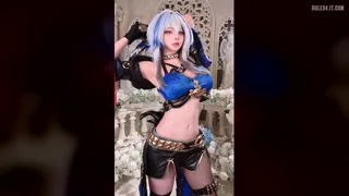 Top-tier Galbrena from Wuthering Waves, cosplay by Meenfox [u/EmmaPolm]