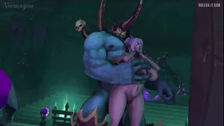 After I failed to take out the Warlock, he uses me for training - Hentai, Defeated Action [u/KlutzyBat96]