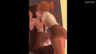 I talk such a big game but would genuinely fold if another woman pinned me like this - Hentai, Big Tits [u/CruelHeiress]