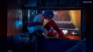 Evelyn Parker from Cyberpunk 2077 in Hentai Slideshow (Lada_lyumoscos) [Cyberpunk 2077] [u/Mxfyn]