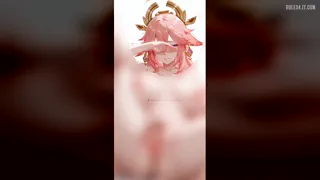 Yae Miko from Genshin Impact Slideshow - Hentai, Big Tits (Genshin Impact) [Velvet Vision] [u/Velvet-Vision]