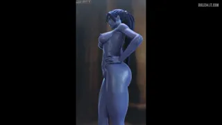 360 View of Widowmaker - Erect Nipples, Big Tits (Has_feldt) [Overwatch] [u/__X69X__]