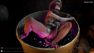 Trish from Hentai Defeated by Tentacles - Bondage Animation (Theropedude) [u/HorrorHistorical4721]