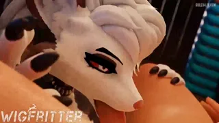 Loona from Hentai gets wild in a solo scene (Wigfritter) [u/BelleeFleur_]