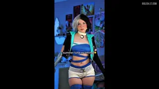 Luna Snow from Marvel Rivals Cosplay - Big Tits, Solo Action [Marvel Rivals] (Shiroluxx) [u/FeverInHeels]