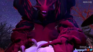 Red Forest Creature - Big Ass Riding Animation [u/MichaelManley]